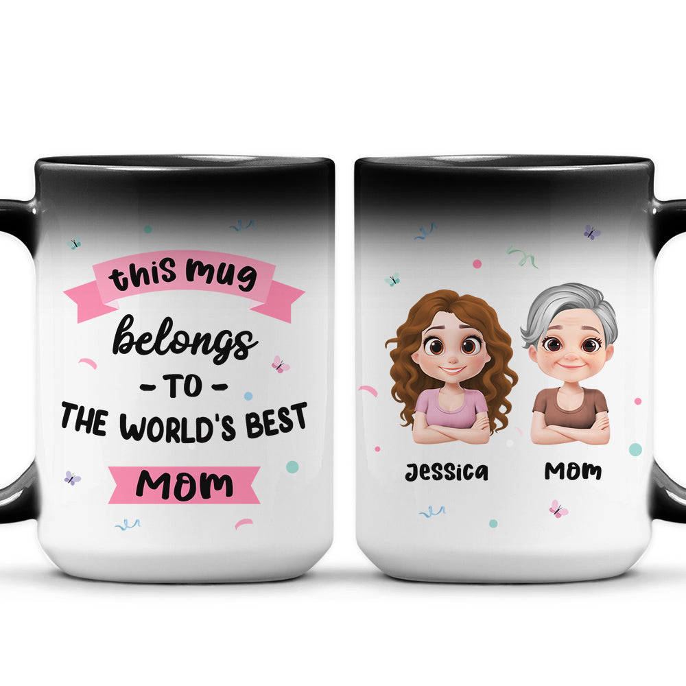 Custom Mother's Day Gift for Mom & Grandma • This Mug Fuels Awesome Moms - Personalized Color Changing Mug