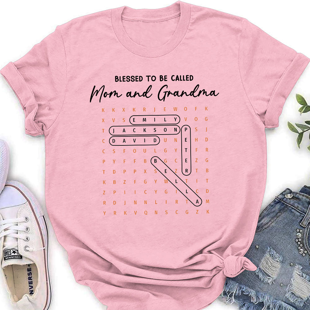 Custom Mother's Day Gift for Mom & Grandma • Blessed With Endless Family Joy - Personalized Shirt