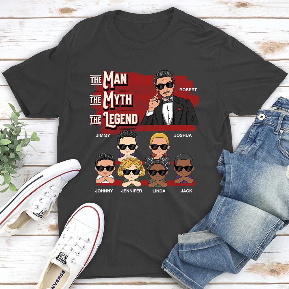 Custom Christmas & Birthday Gift for Dad, Grandpa • The Legend - Personalized Shirt