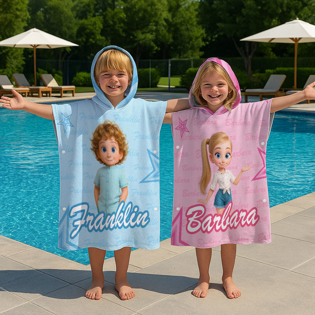 Baby Doll - Personalized Hooded Beach Towel