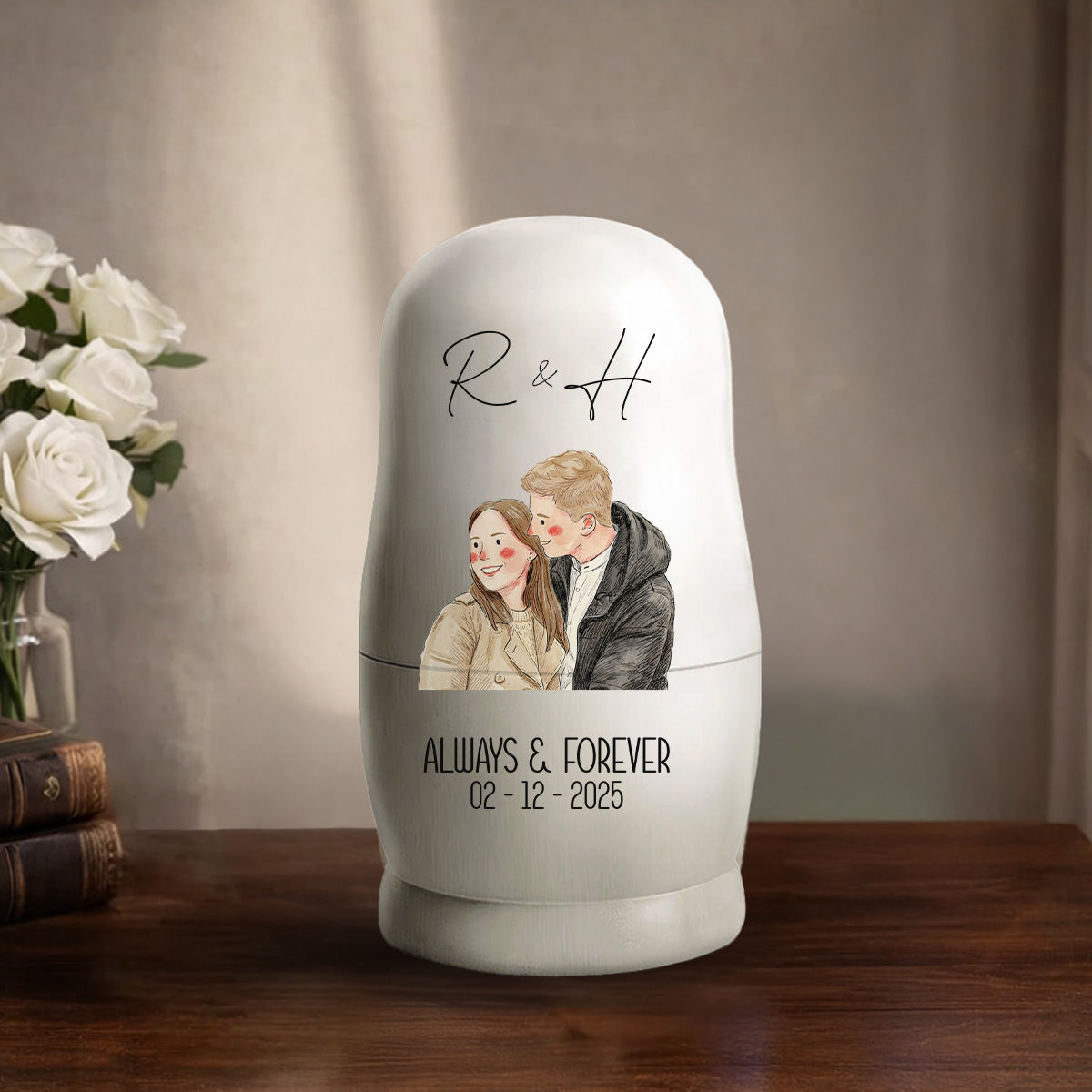 Always And Forever - Personalized Nesting Doll