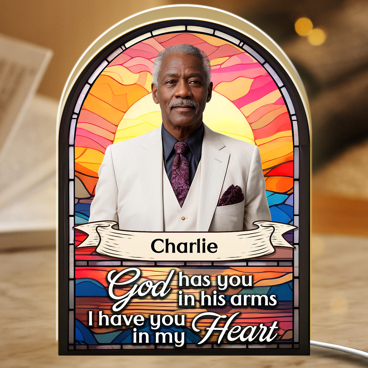 Shine In Our Hearts - Personalized Light Box