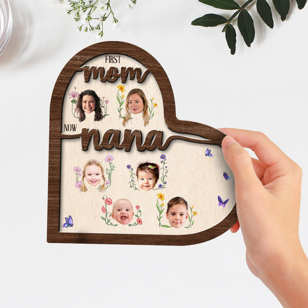 Custom Family Decor, Christmas Birthday Family Keepsake • Grandma Garden - Personalized Wooden Plaque