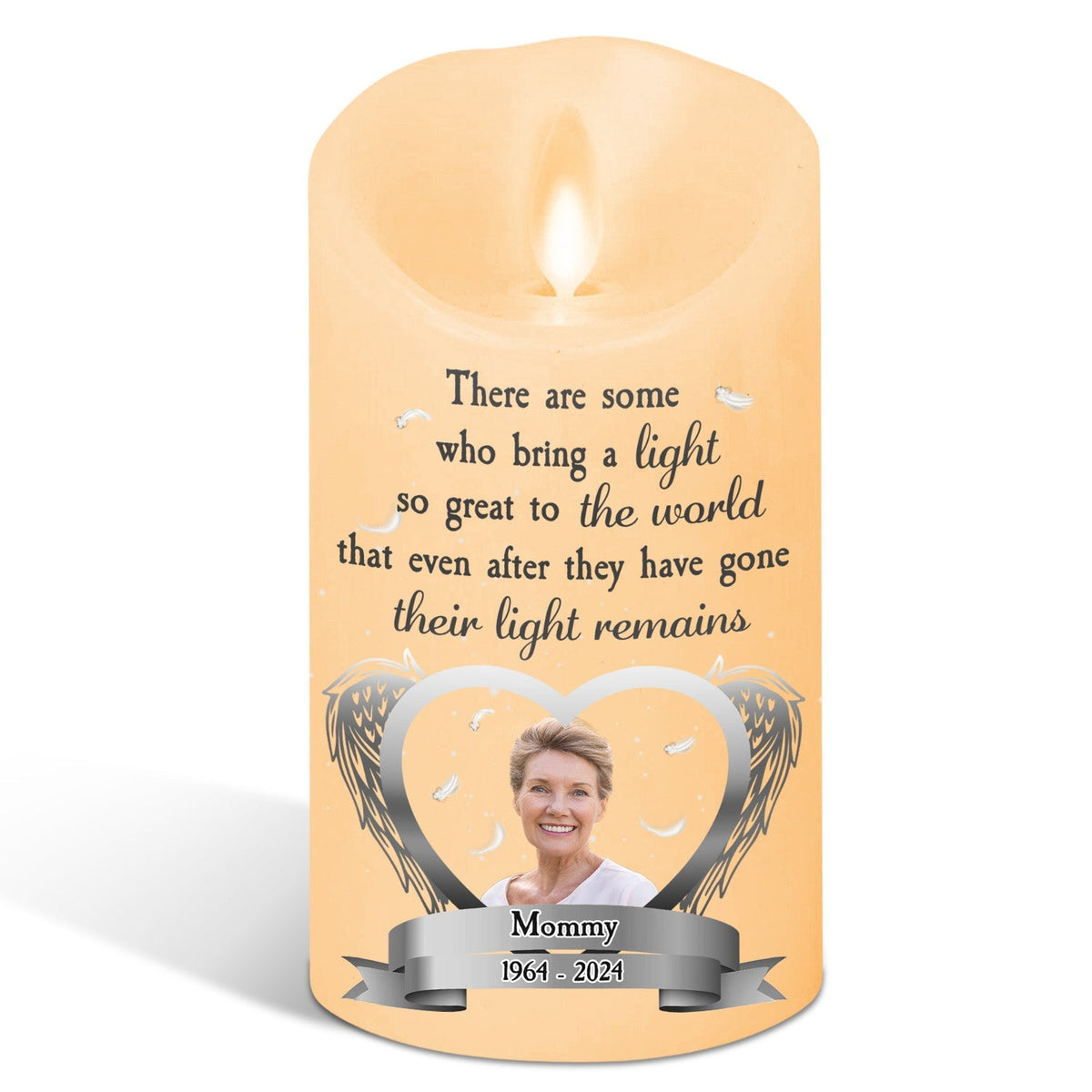 A Light So Great To The World - Personalized LED Candle