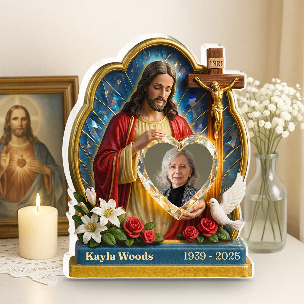 Custom Memorial Keepsake, Sympathy & Remembrance Gift • Guardian Of My Heart - Personalized Acrylic Plaque