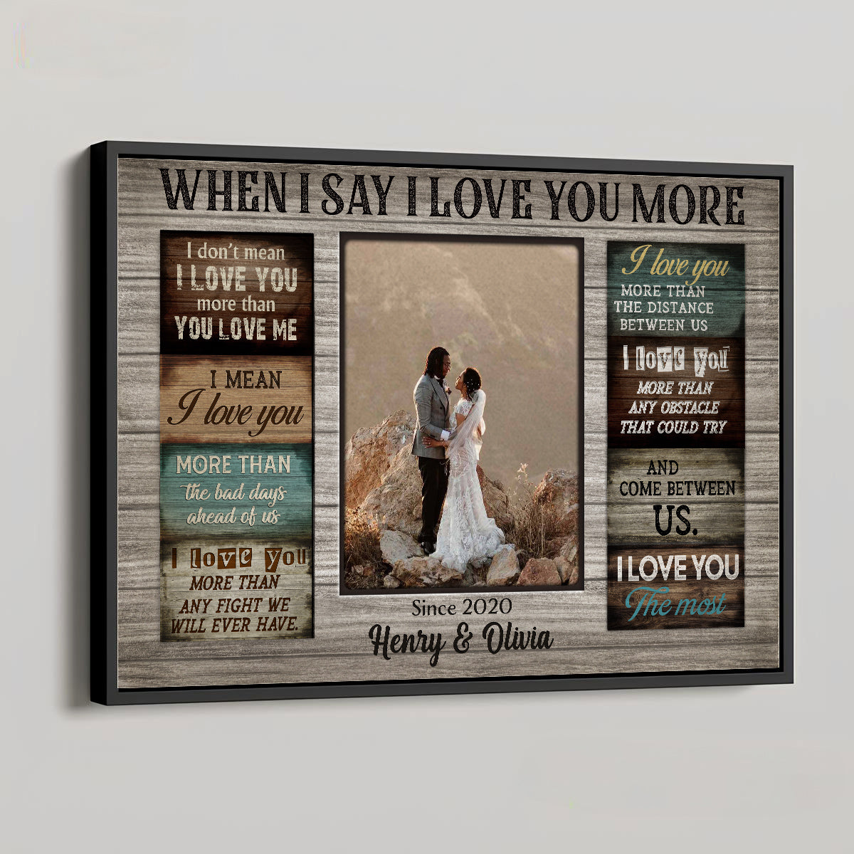 I Love You The Most - Personalized Poster