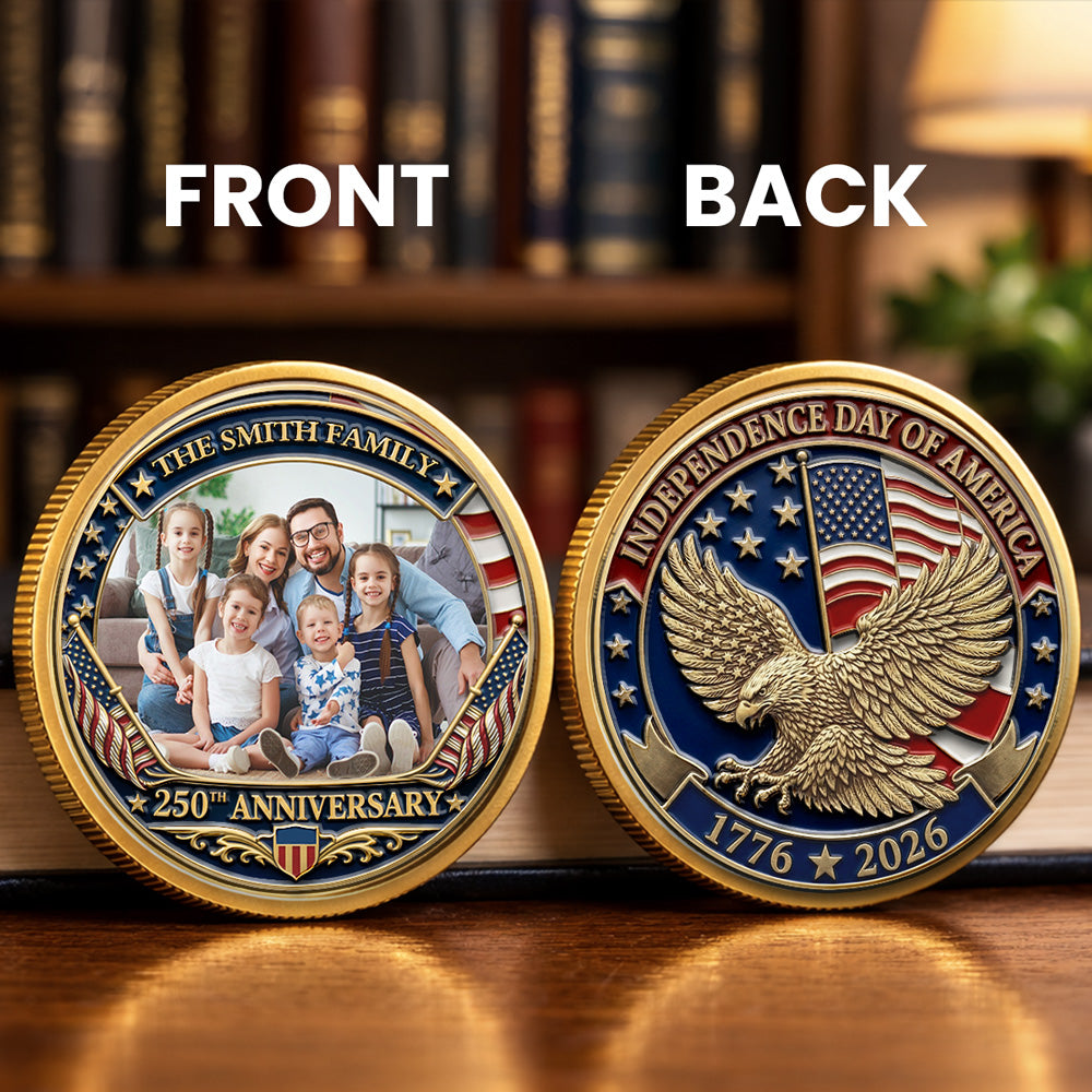 Family Love America - Personalized Commemorative Keepsake Coin