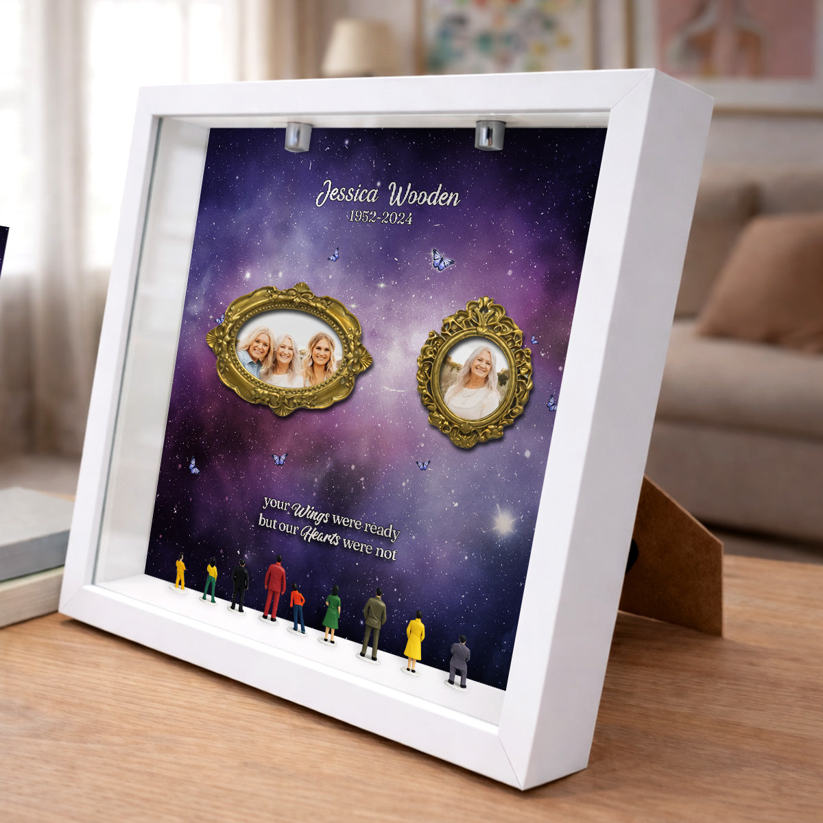 Your Wings Were Ready - Personalized Museum Frame