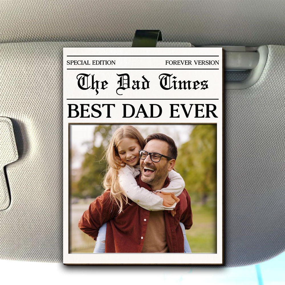 Drive Safe Daddy - Personalized Car Visor Clip