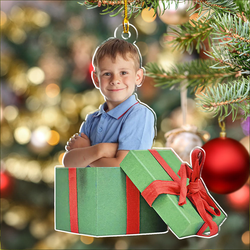 Custom Photo Family Ornament, Christmas Gift for Family Members • Special Christmas Gift - Personalized Acrylic Ornament