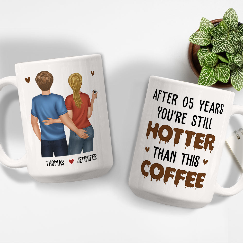 Custom Photo Anniversary Keepsake Gifts For Couple • Hotter Than This - Personalized Coffee Mug