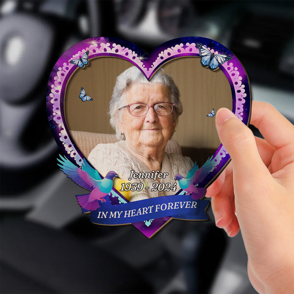 My Love Is In Heaven - Personalized Car Visor Clip
