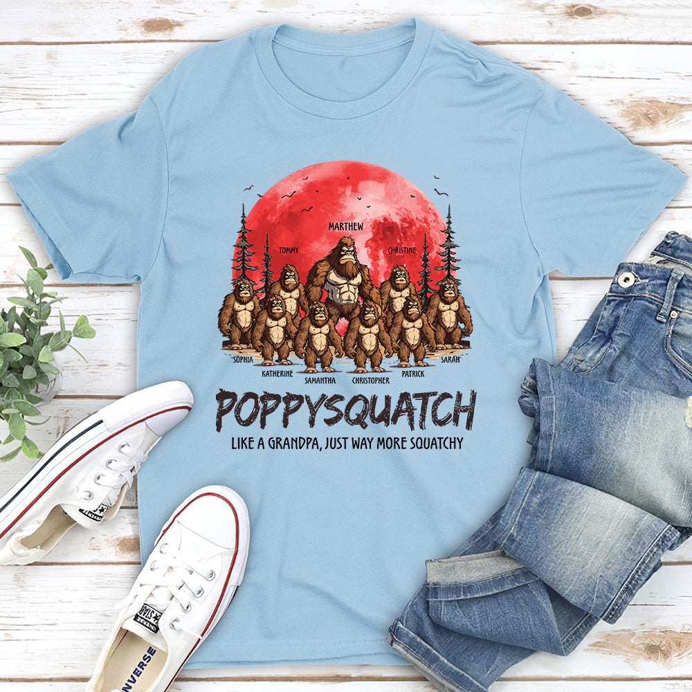Custom Christmas & Birthday Gift for Dad & Mom • Grandpasquatch And Grandmasquatch - Personalized Shirt