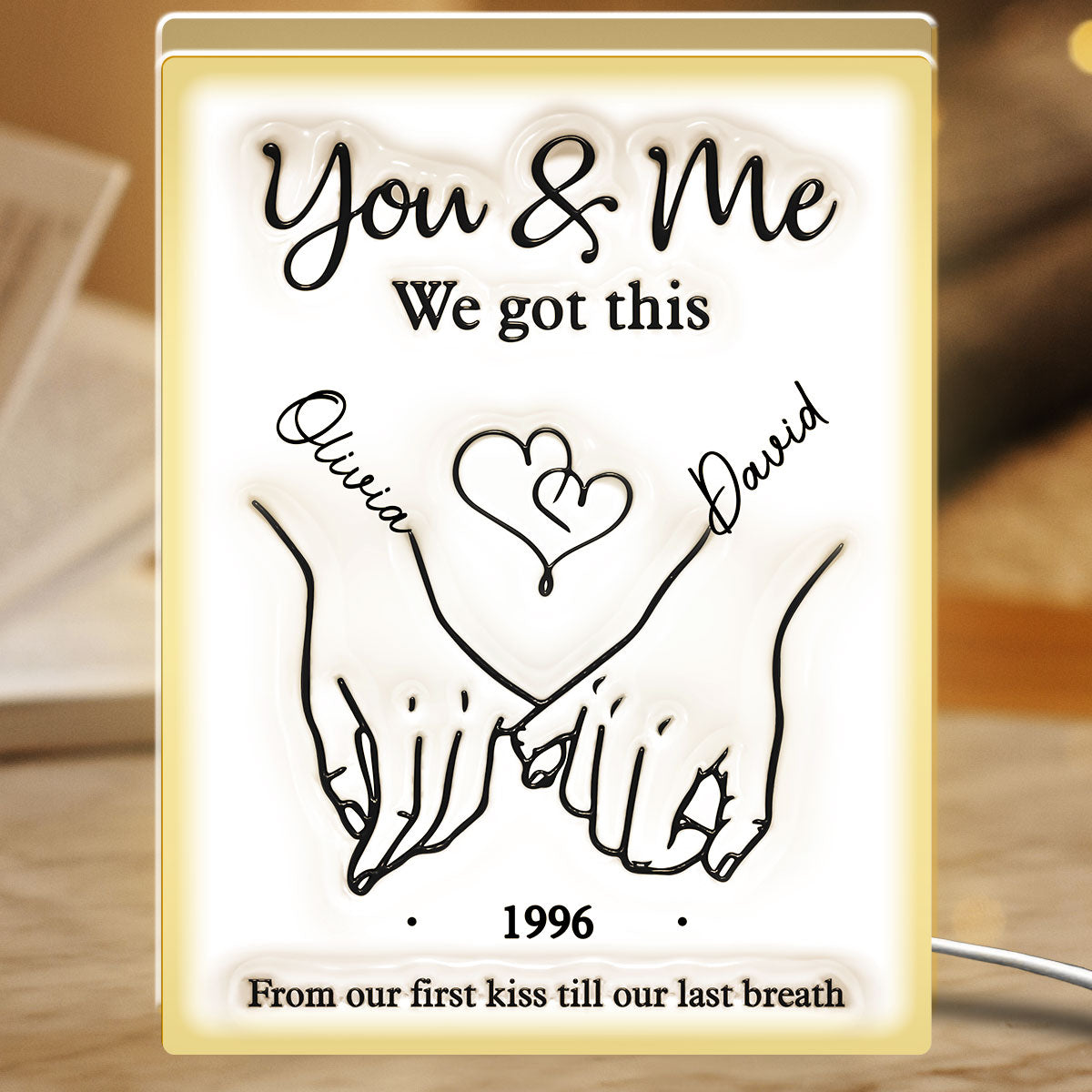 Together Forever - Personalized Light Box