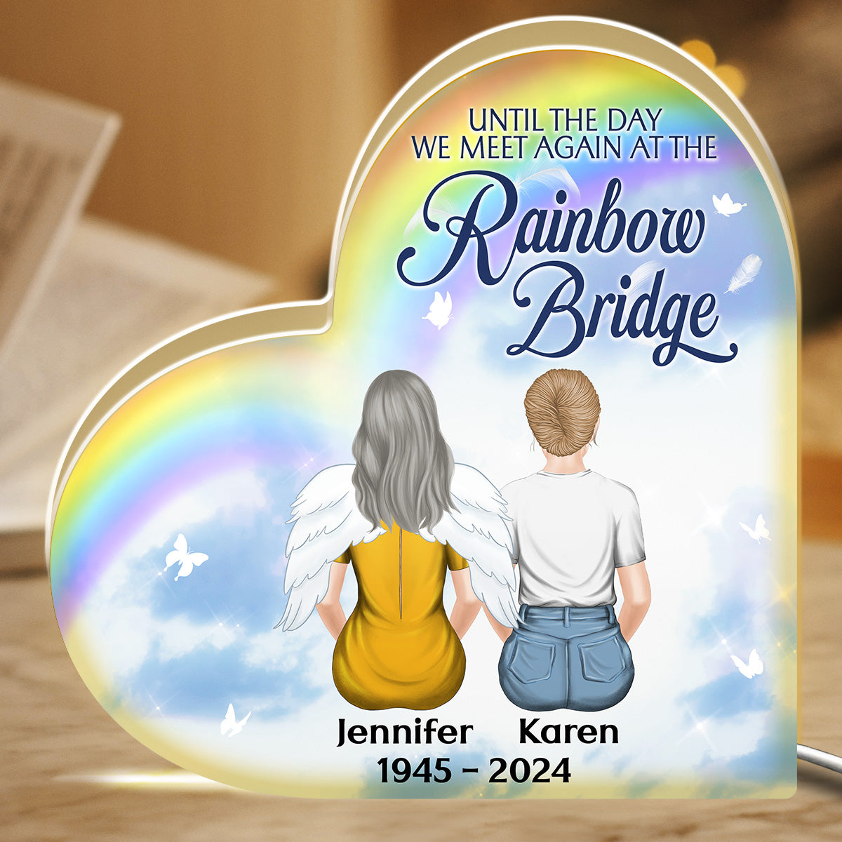 Rainbow Bridge - Personalized Light Box