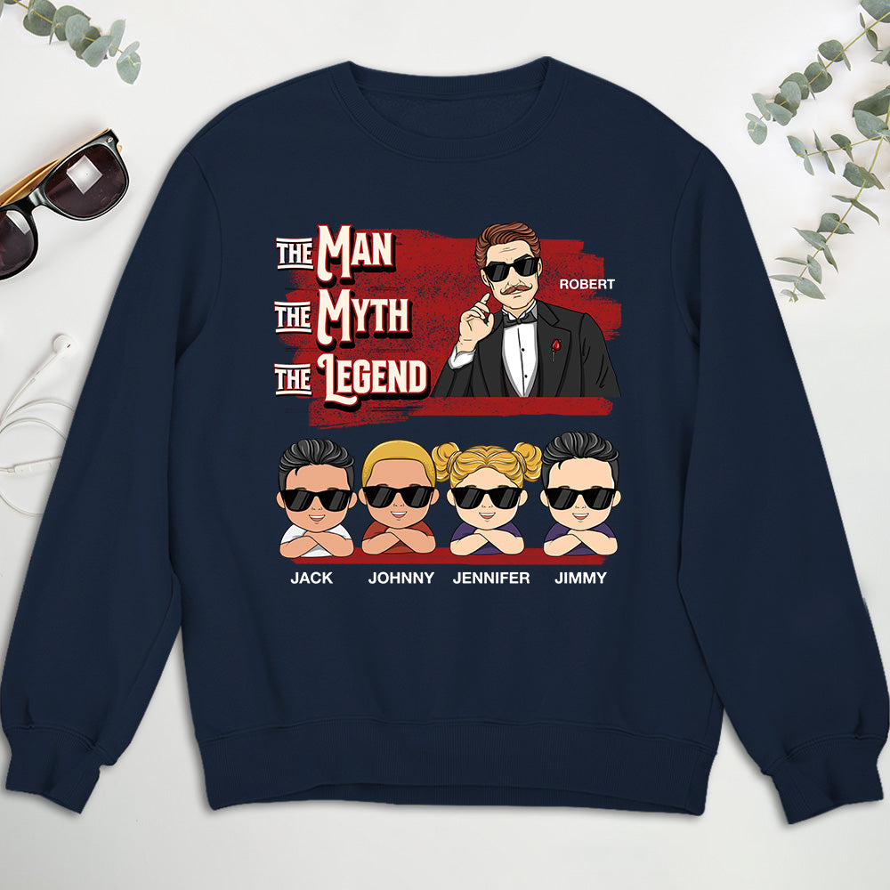 Custom Christmas & Birthday Gift for Dad, Grandpa • The Legend - Personalized Shirt