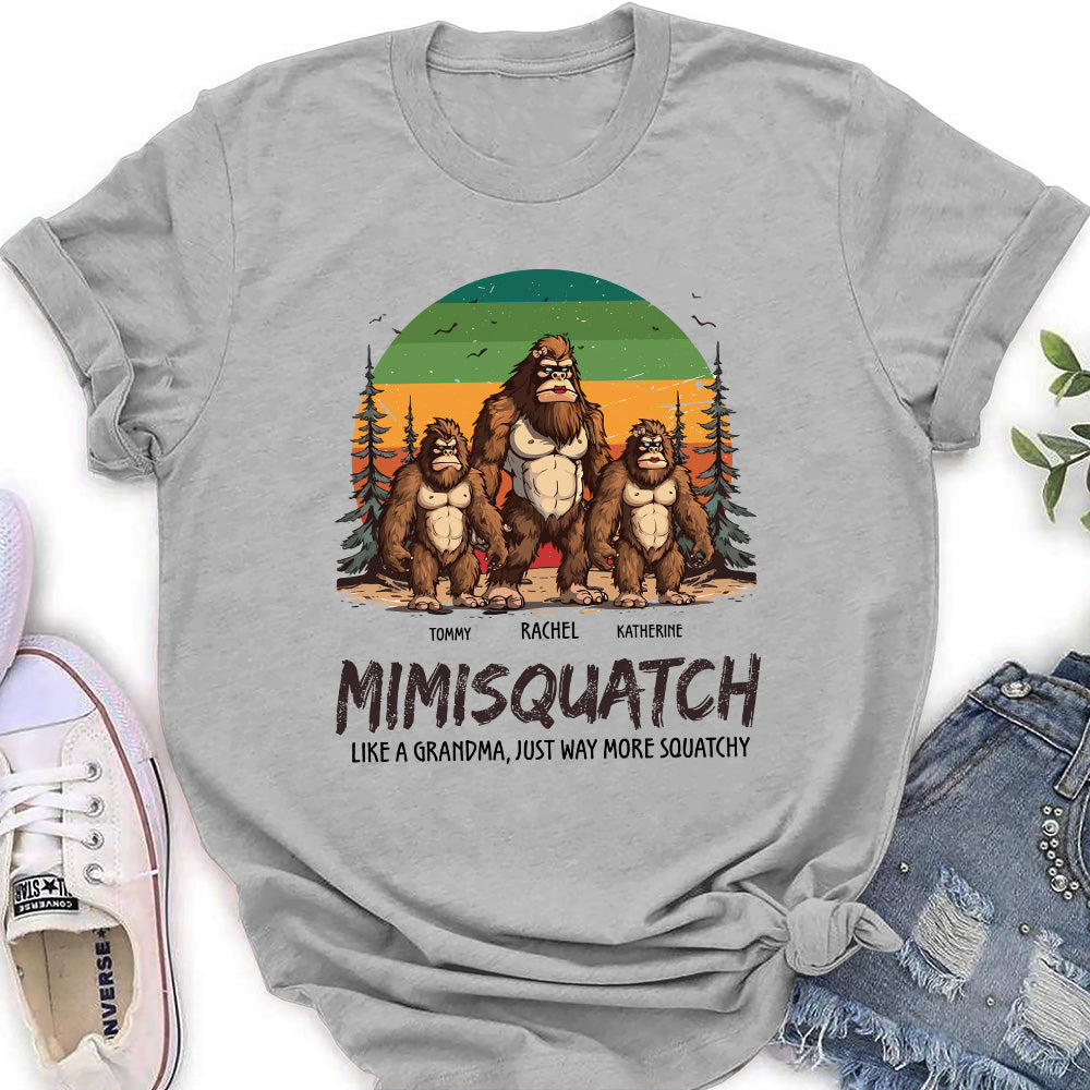 Custom Christmas & Birthday Gift for Dad & Mom • Grandpasquatch And Grandmasquatch - Personalized Shirt