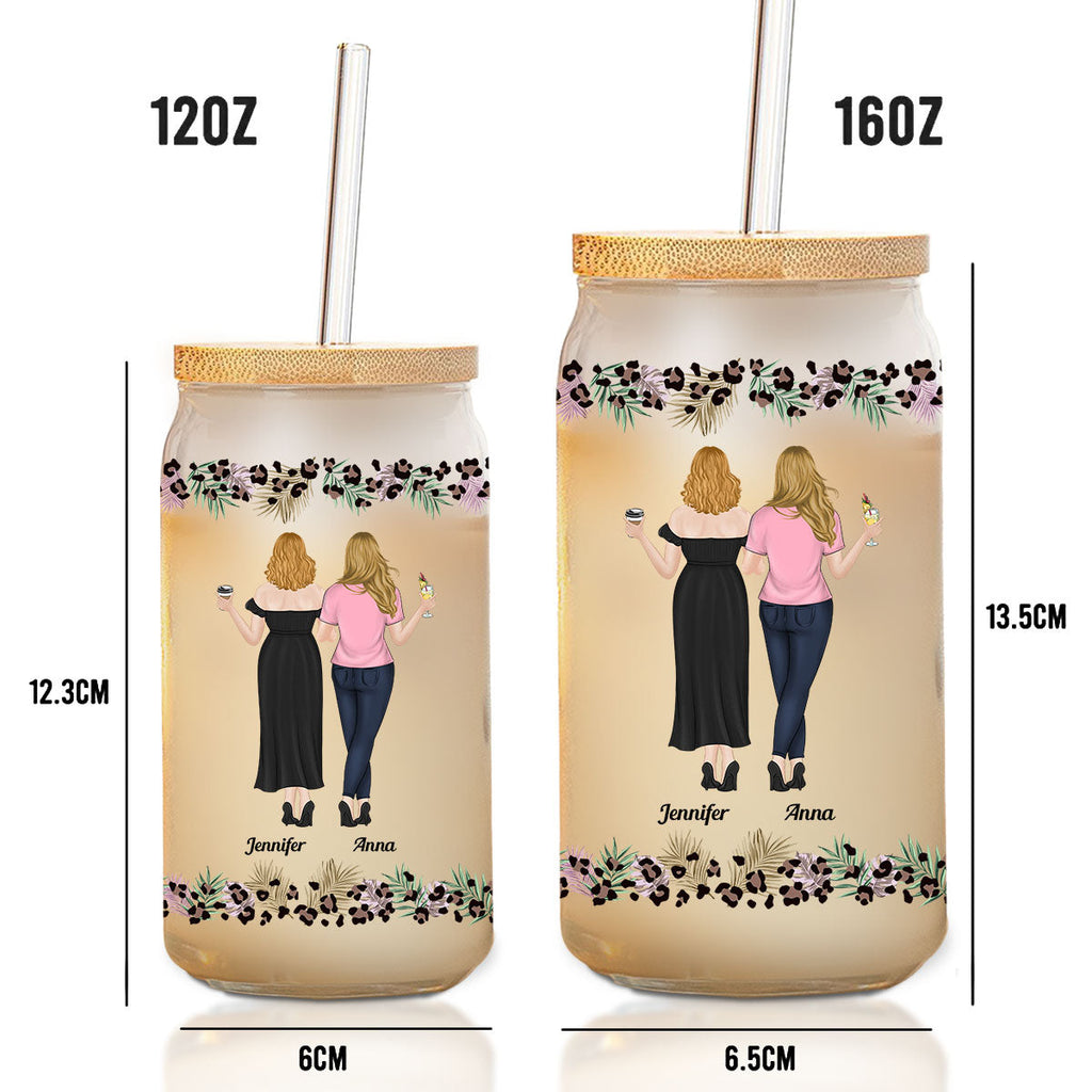 Badass Granddaughter - Personalized Glass Can