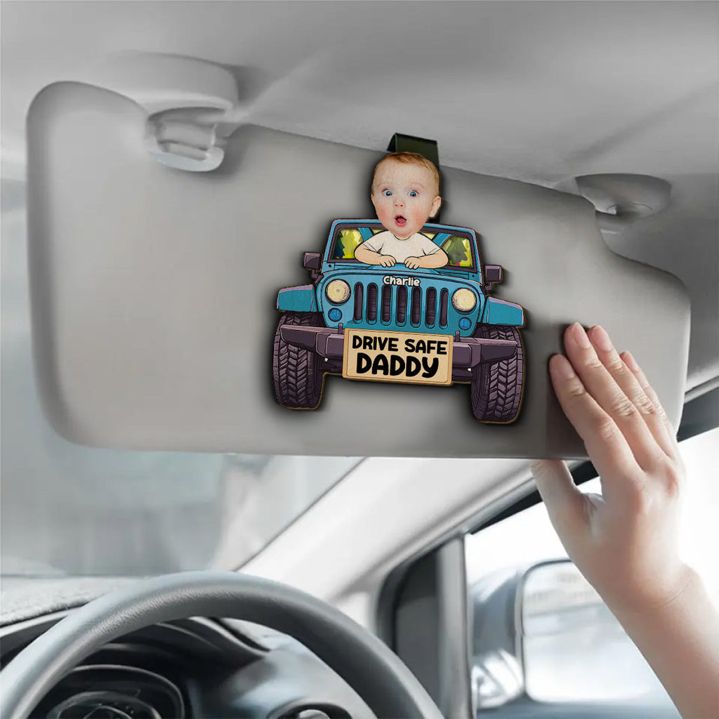Drive Safe I Love You Dad - Personalized Car Visor Clip