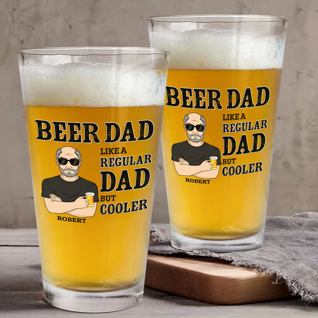 Beer Dad - Personalized Beer Glass