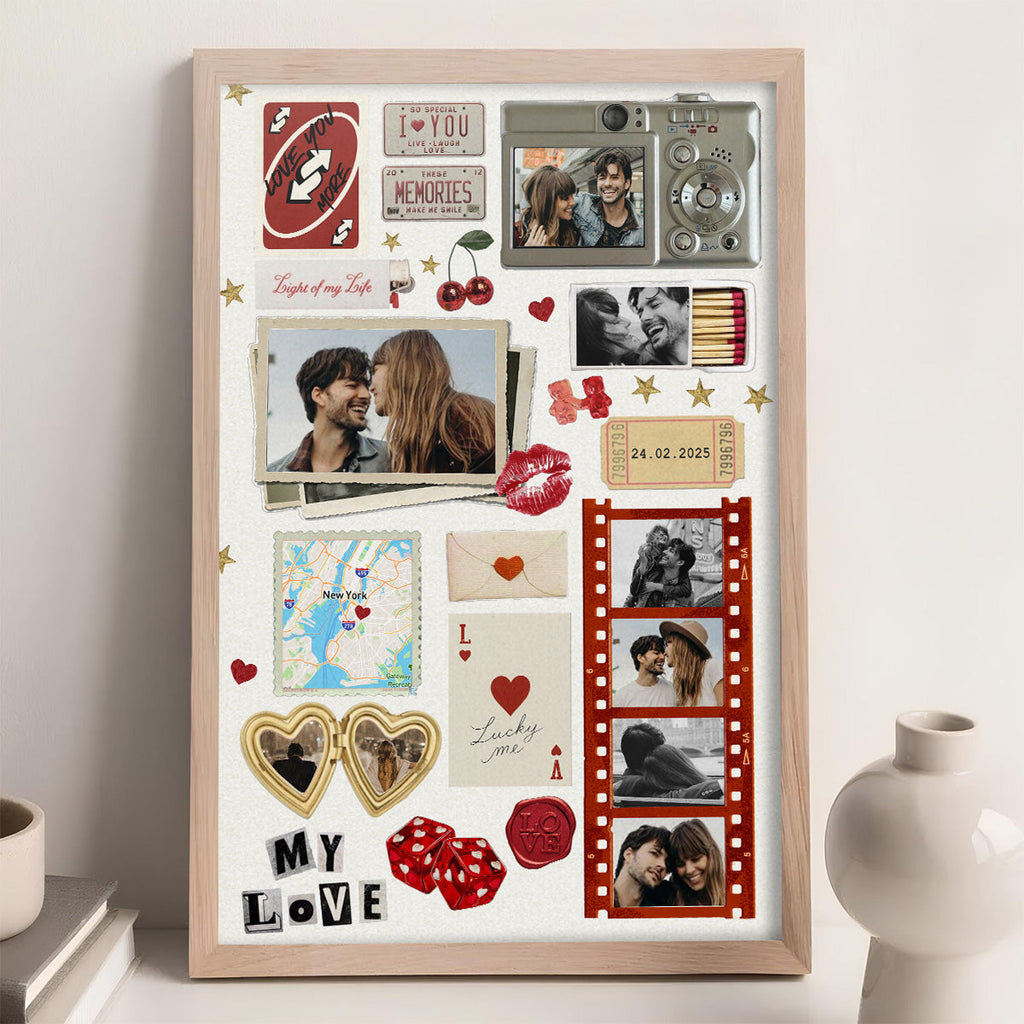 Anniversary Gift Matchbox Art - Personalized Poster