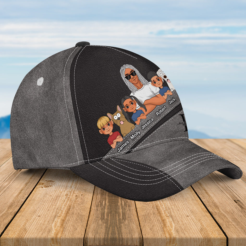 Dad We Love You - Personalized Classic Cap