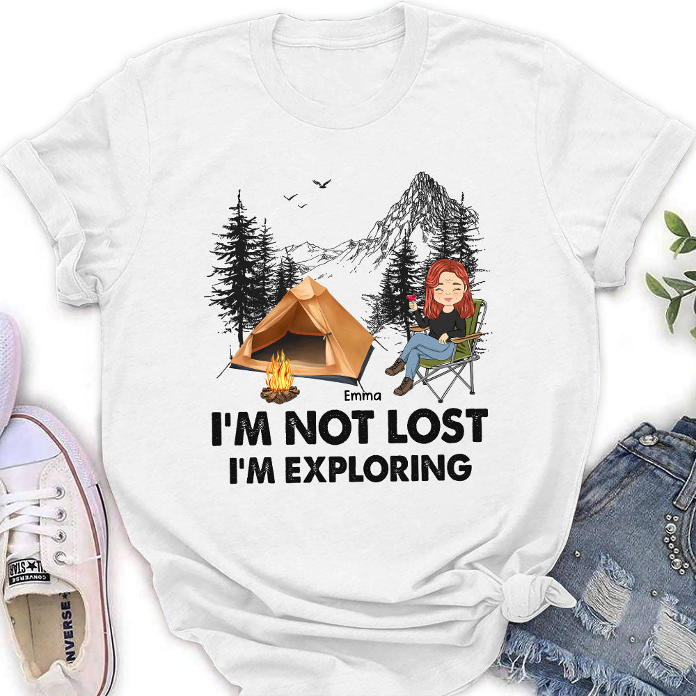 Custom Christmas & Birthday Keepsake Gift • Not Lost - Personalized Women's T-shirt