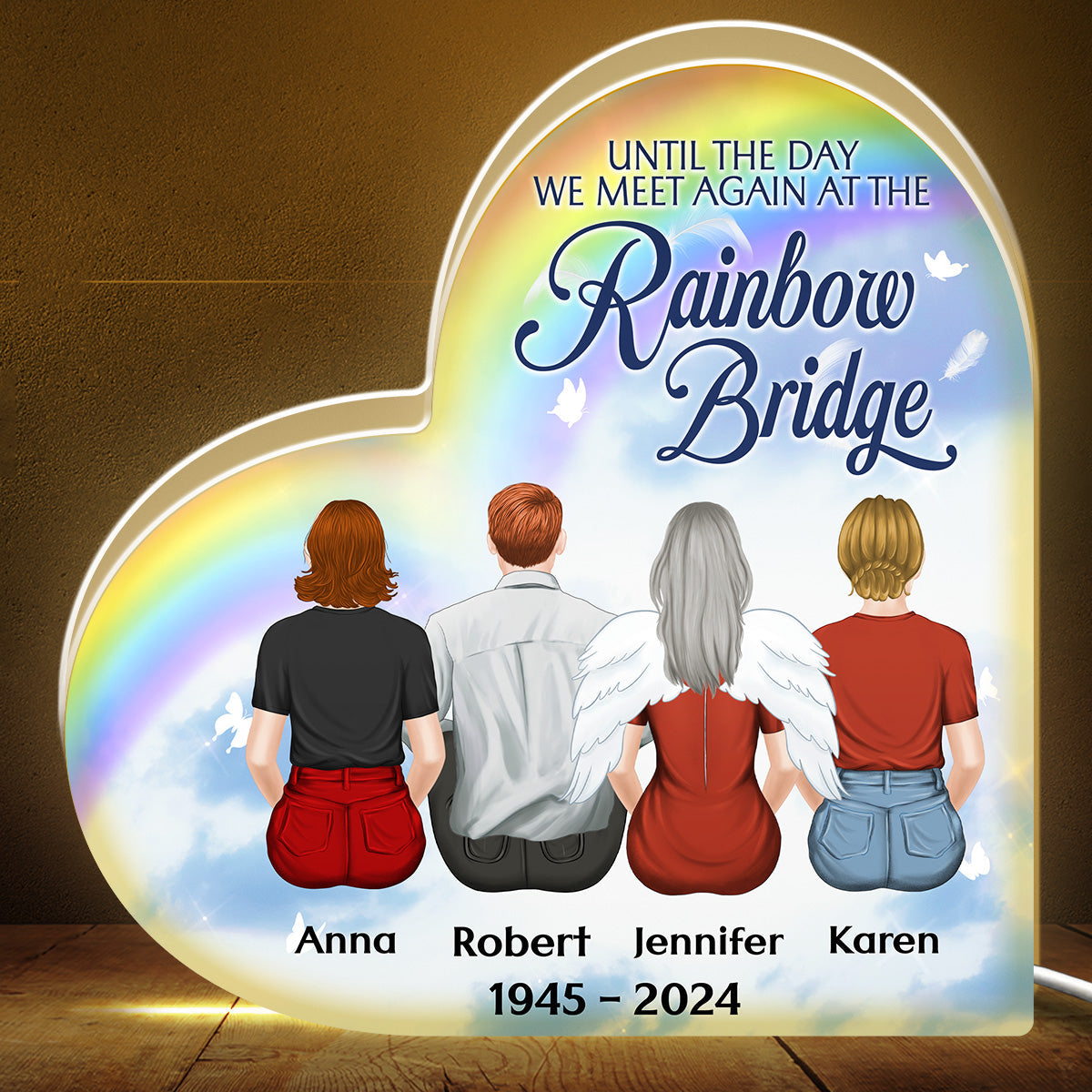 Rainbow Bridge - Personalized Light Box
