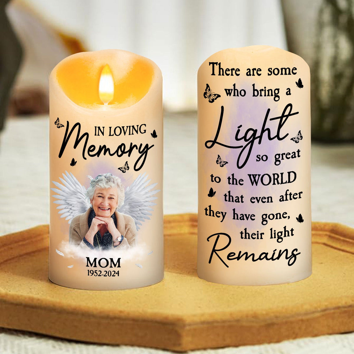 In Loving Memory - Personalized LED Candle