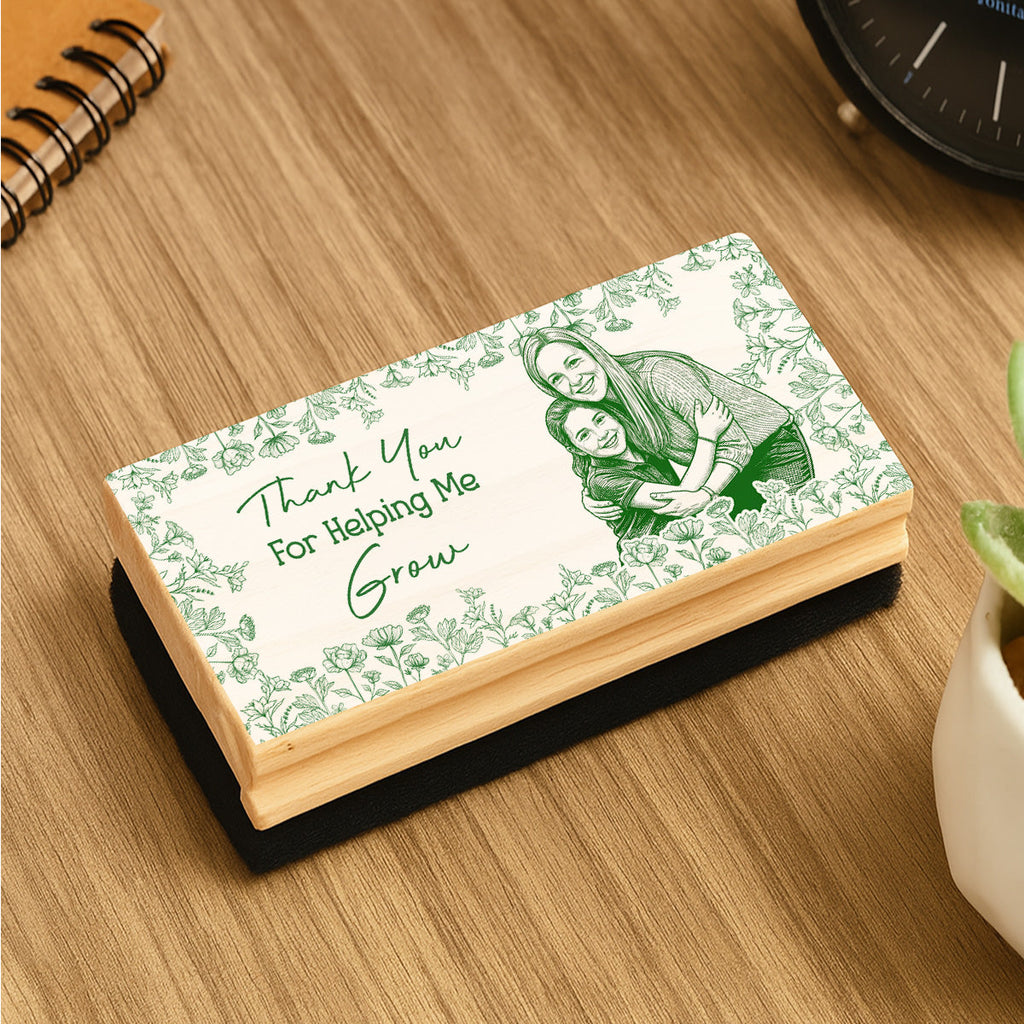 Thank You For Helping Me - Personalized Whiteboard Eraser