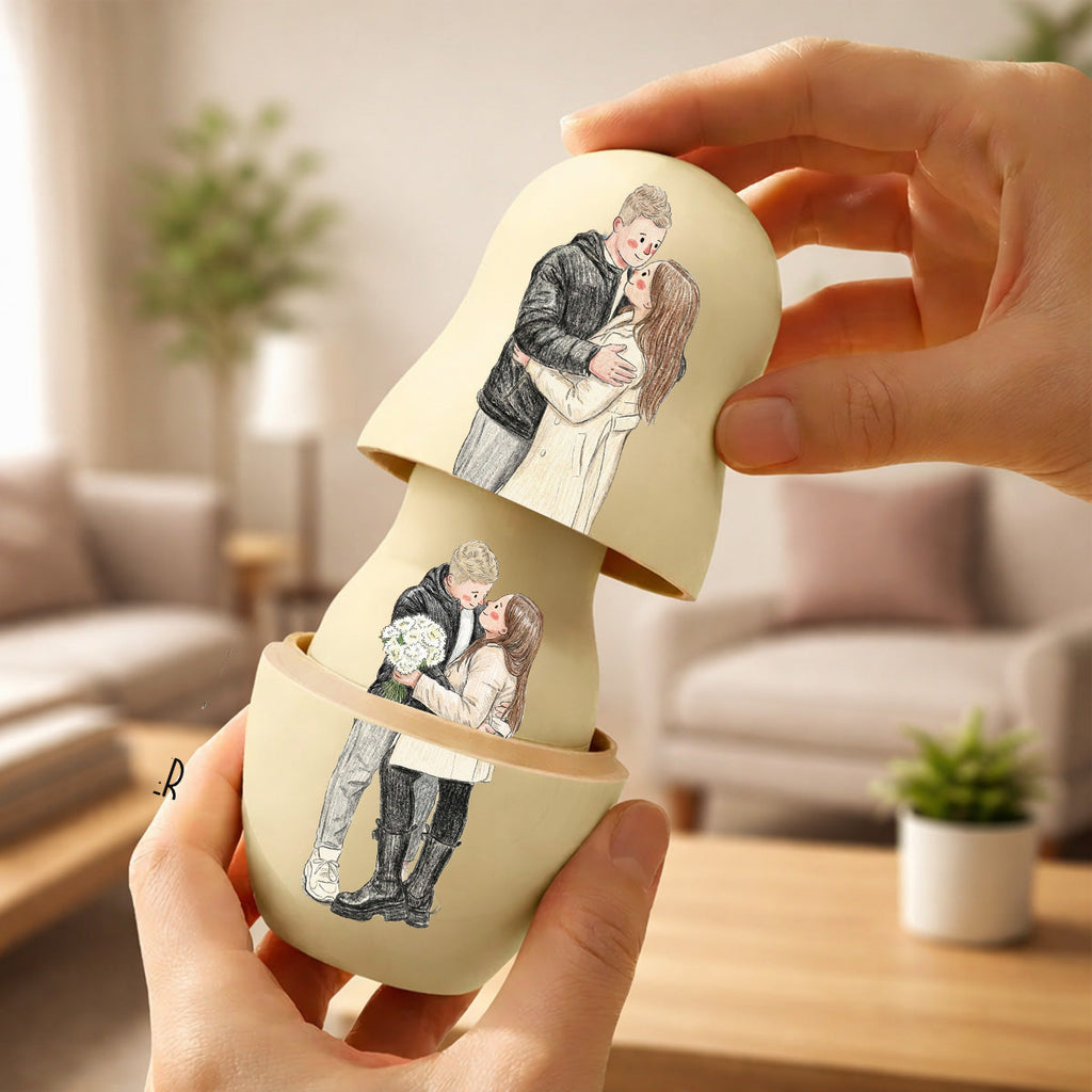 Always And Forever - Personalized Nesting Doll