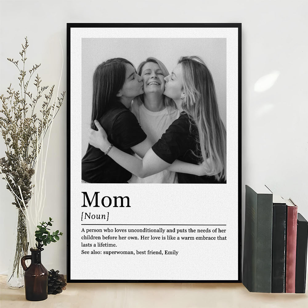 Mom Definition Photo - Personalized Poster