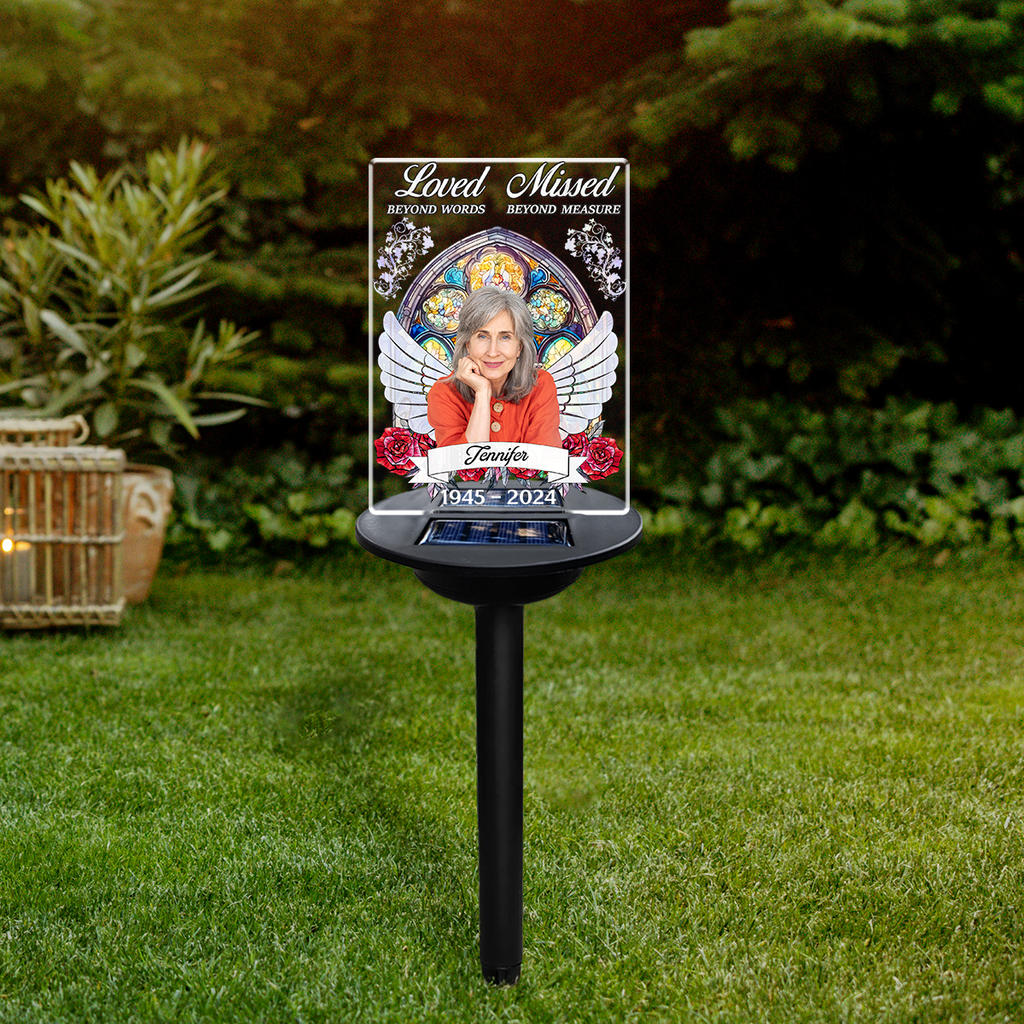 Loved Beyond The Words - Personalized Solar Light