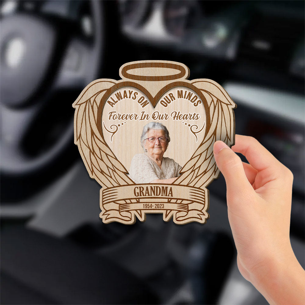 Forever In My Heart - Personalized Car Visor Clip