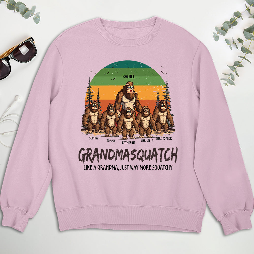 Custom Christmas & Birthday Gift for Dad & Mom • Grandpasquatch And Grandmasquatch - Personalized Shirt