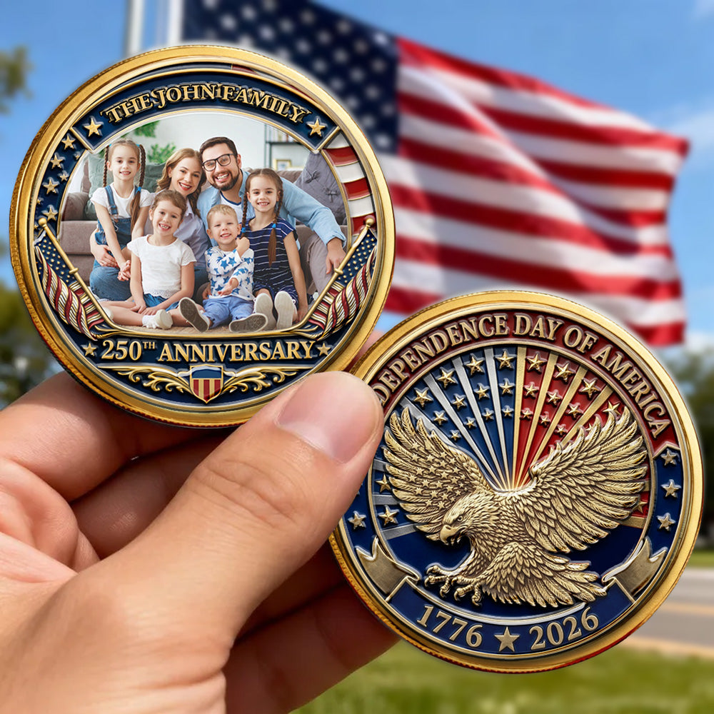 Family Love America - Personalized Commemorative Keepsake Coin