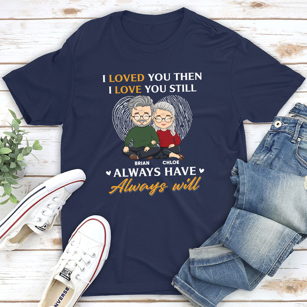 Custom Anniversary Keepsake Gifts For Couple • Always Will - Personalized Classic T-shirt