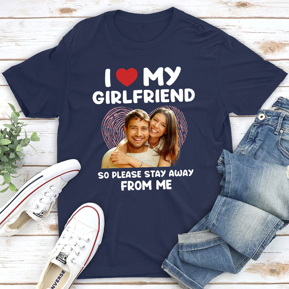Custom Photo Christmas & Birthday Keepsake Gift • My Girlfriend - Personalized Unisex T-shirt