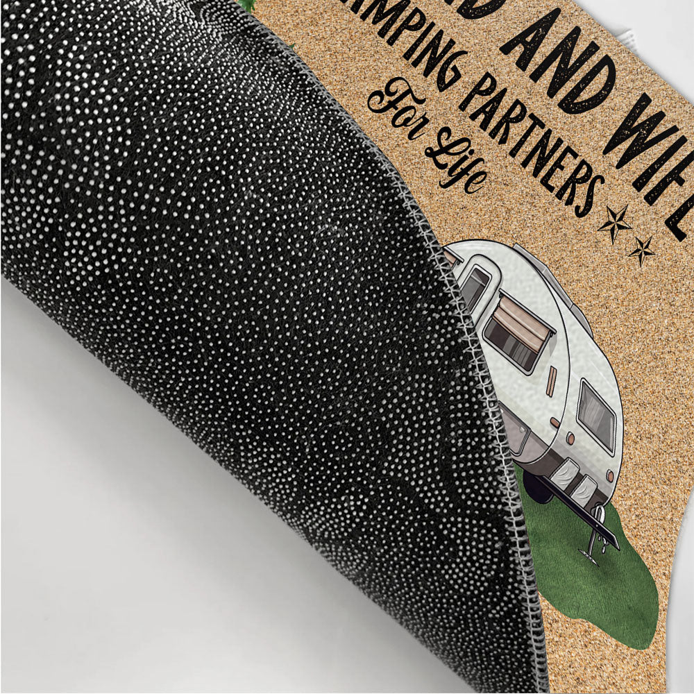 Camping Partners For Life - Personalized Doormat