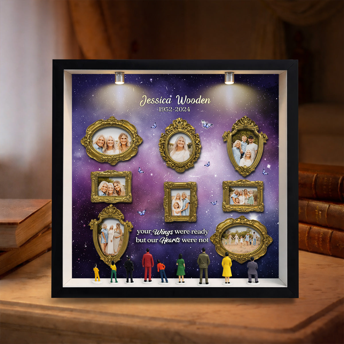 Your Wings Were Ready - Personalized Museum Frame