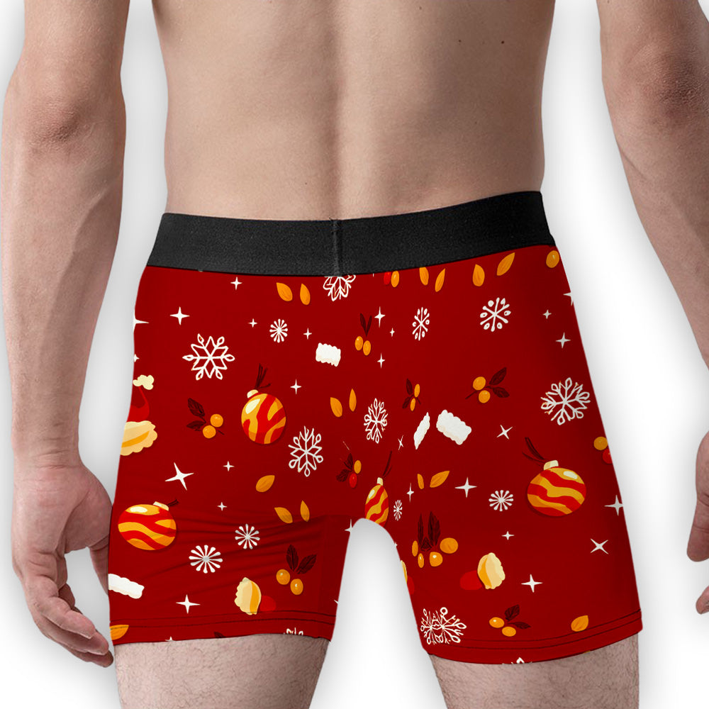 Her Balls - Personalized Photo Men's Boxer Briefs