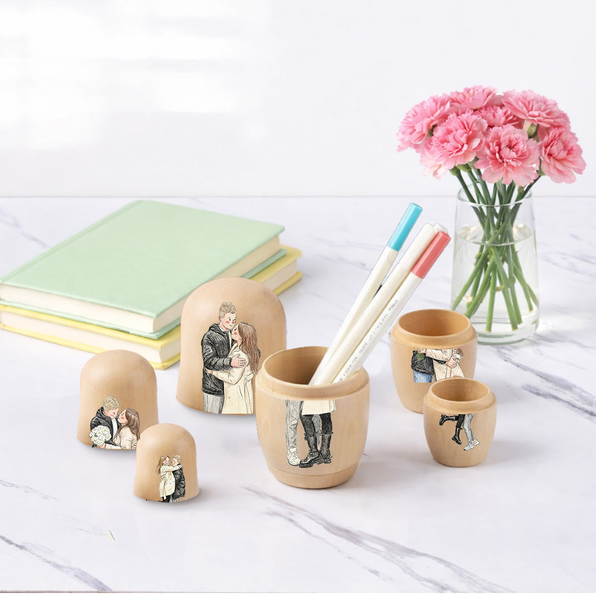 Always And Forever - Personalized Nesting Doll