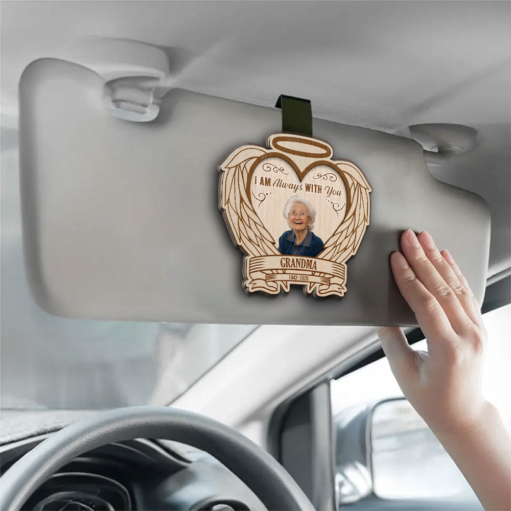 Forever In My Heart - Personalized Car Visor Clip