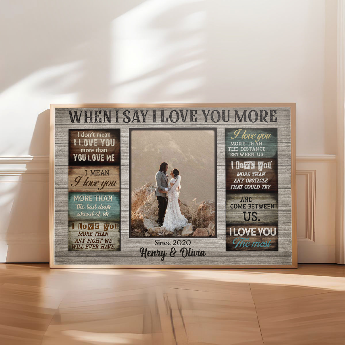 I Love You The Most - Personalized Poster