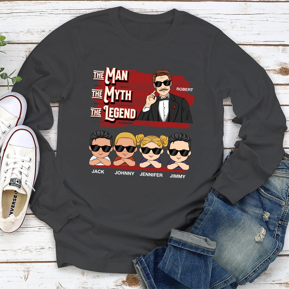 Custom Christmas & Birthday Gift for Dad, Grandpa • The Legend - Personalized Shirt