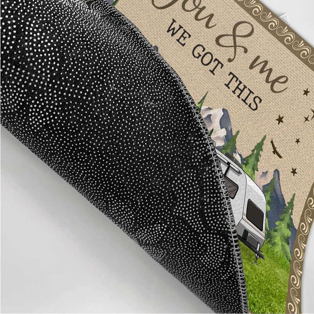 We Built A Life We Love - Personalized Doormat