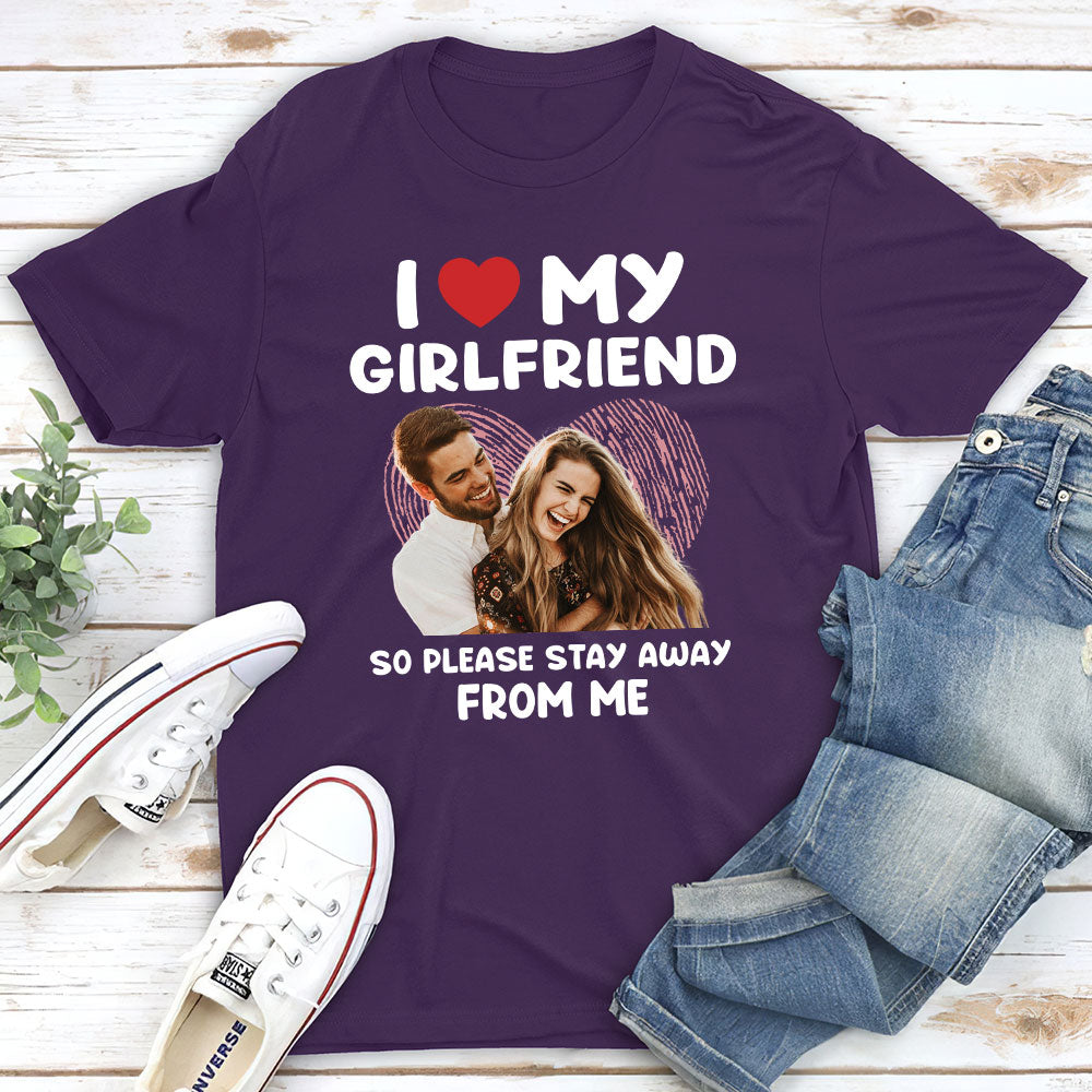 Custom Photo Christmas & Birthday Keepsake Gift • My Girlfriend - Personalized Unisex T-shirt