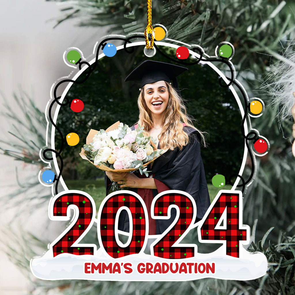 Custom Photo Family Ornament, Christmas Gift for Family Members • Best Memories - Personalized Acrylic Ornament