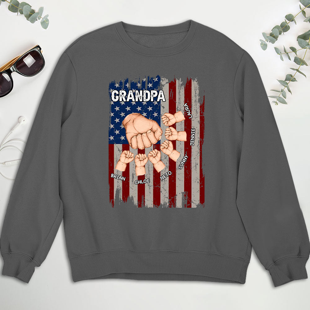 Custom Christmas & Birthday Gift for Dad, Grandpa • Grandpa Is Like Dad Without Rules - Personalized Shirt