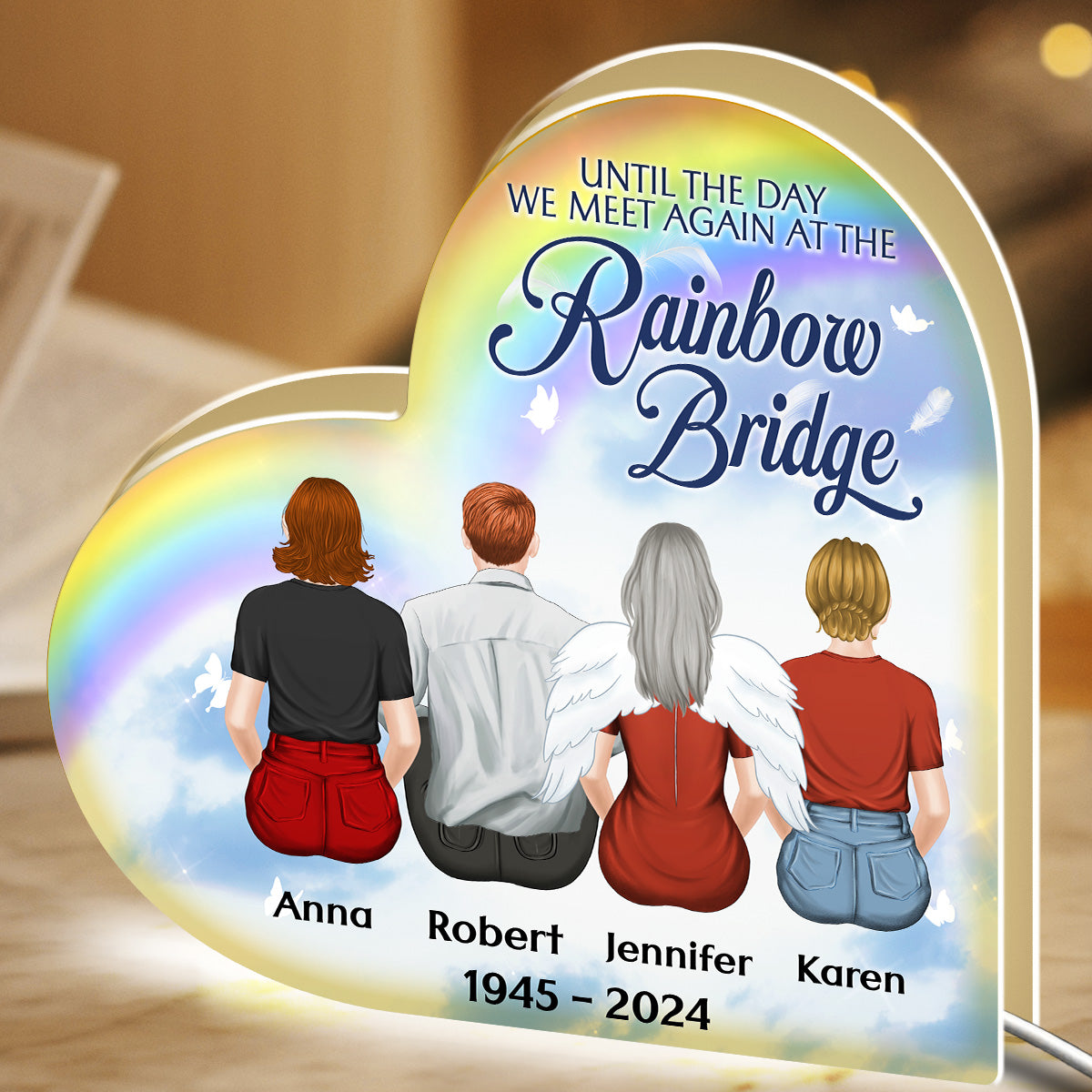 Rainbow Bridge - Personalized Light Box